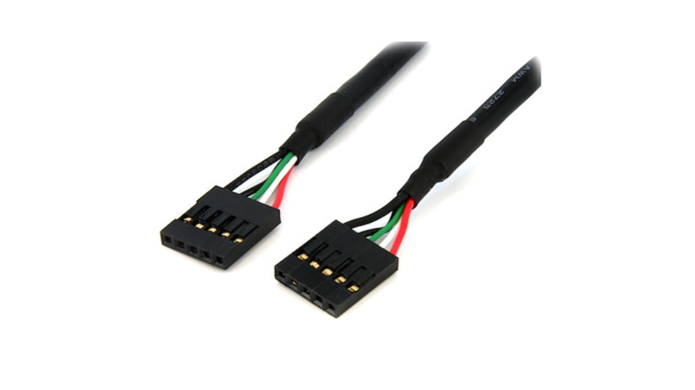 StarTech.com 5 Way Female 5 Pin IDC Female 5 Pin IDC Wire to Board Cable