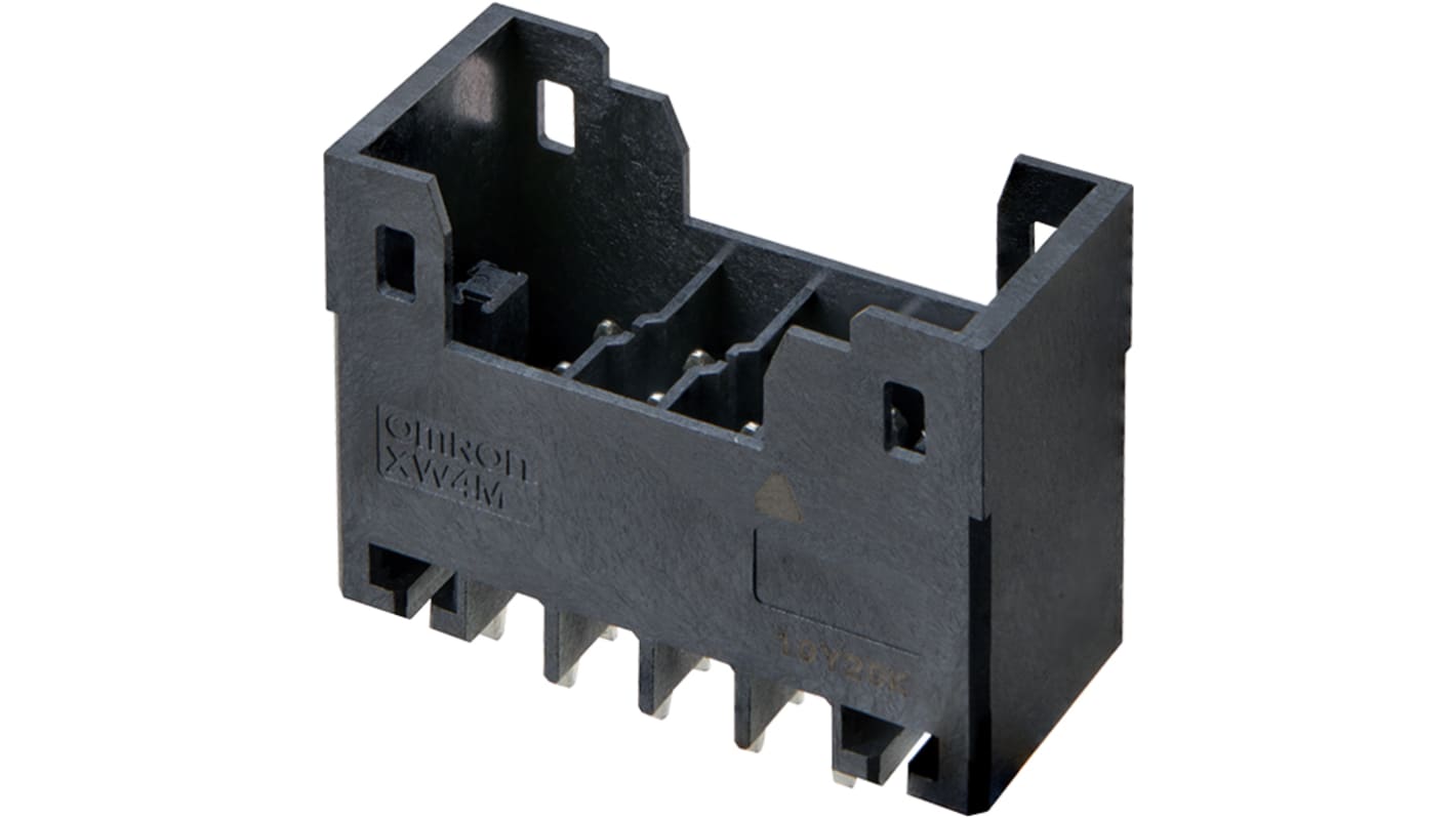 Omron, 3.5mm Pitch, 8 Way, Pluggable Terminal Block, Header, PCB Mount, XW4M-08D2-V1DS