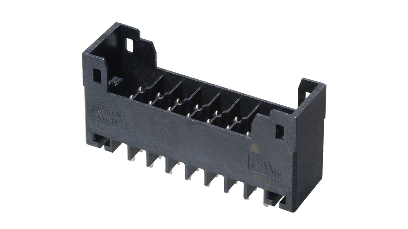 Omron, 3.5mm Pitch, 16 Way, Pluggable Terminal Block, Header, PCB Mount, XW4M-16D2-V1DA