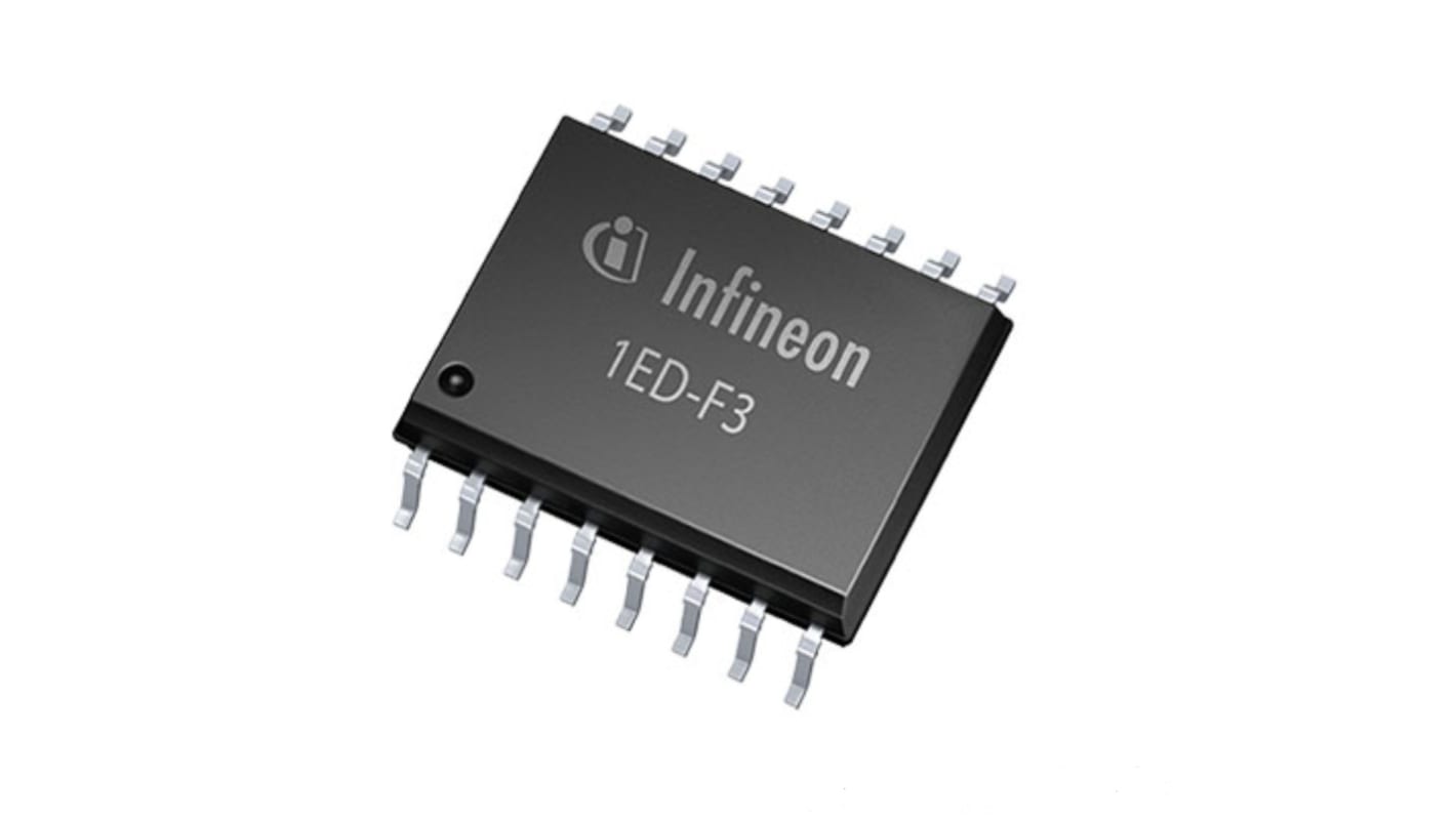 Infineon 1ED3322MC12NXUMA1 MOSFET Gate Driver, 8.5 A, 3.3 → 5V 16-Pin, PG-DSO-16