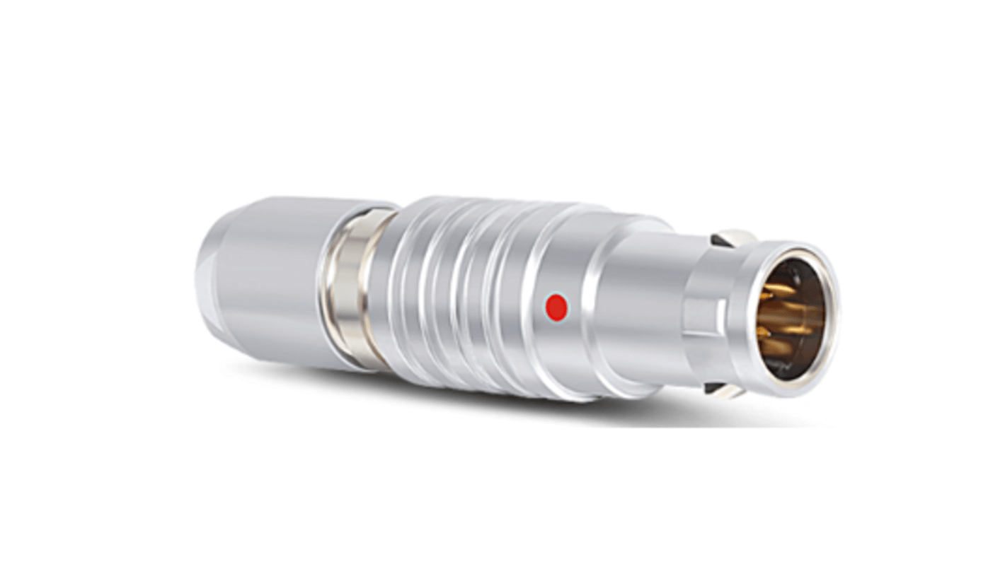 RS PRO Circular Connector, 7 Contacts, Cable Mount, 12mm Connector, Plug, Male, IP50