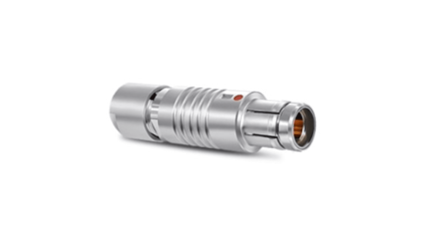 Conector circular RS PRO macho de 4 vías macho, montaje aéreo, IP68