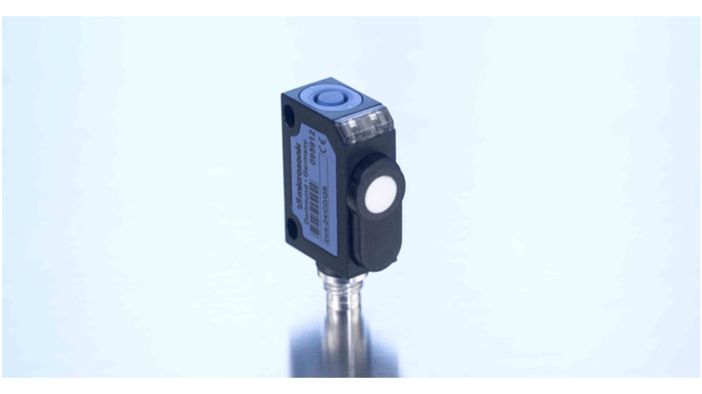 Microsonic ZWS M12 Ultraschallsensor Ultraschall, Kubisch 350 mm PNP 20 → 30 V DC, IP67