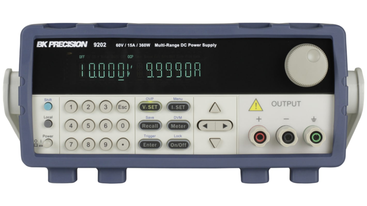 Zasilacz laboratoryjny 0 → 60V 15A BK Precision 360W Programowalny zasilacz DC