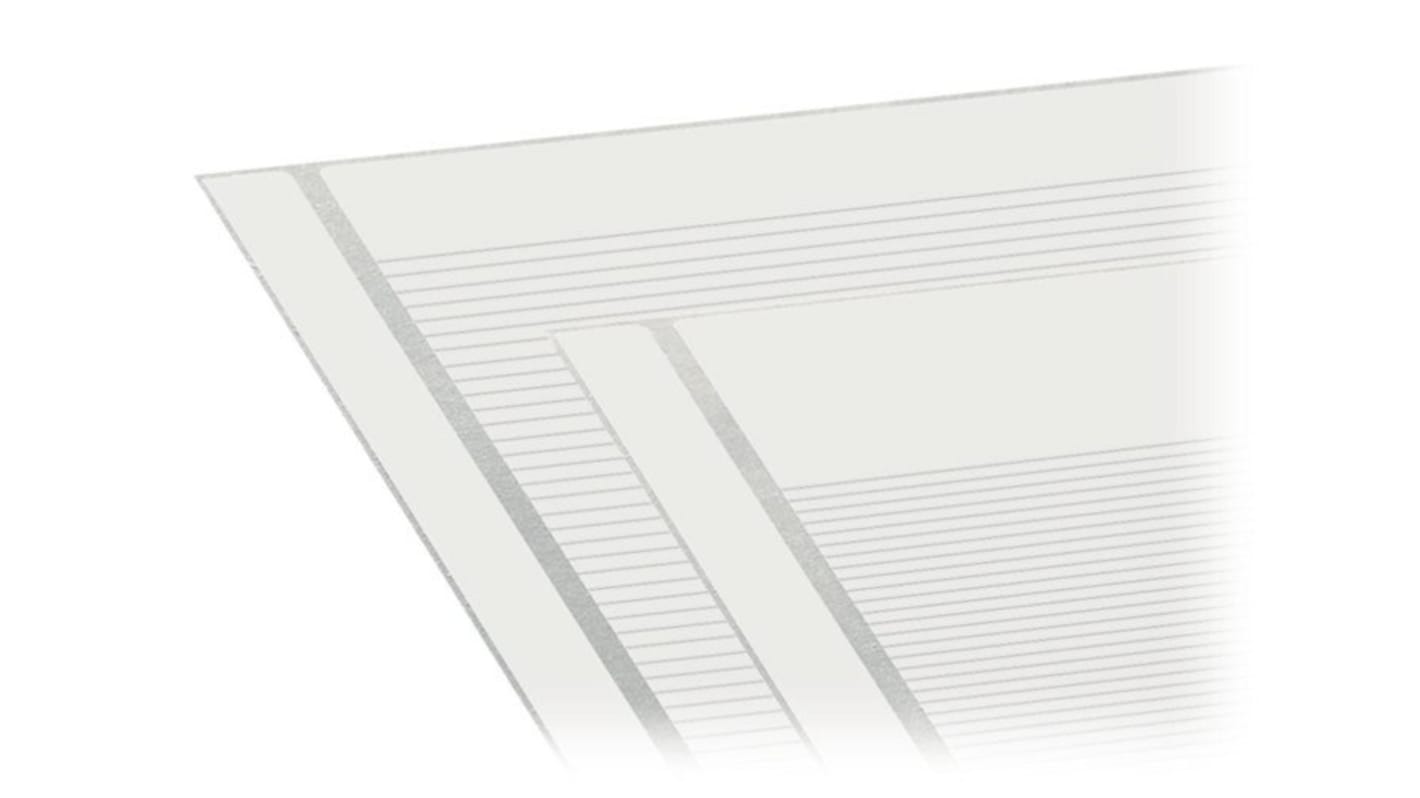 WAGO, 210 Marker Strip for use with Terminal Strips With 2.54mm Pin Spacing