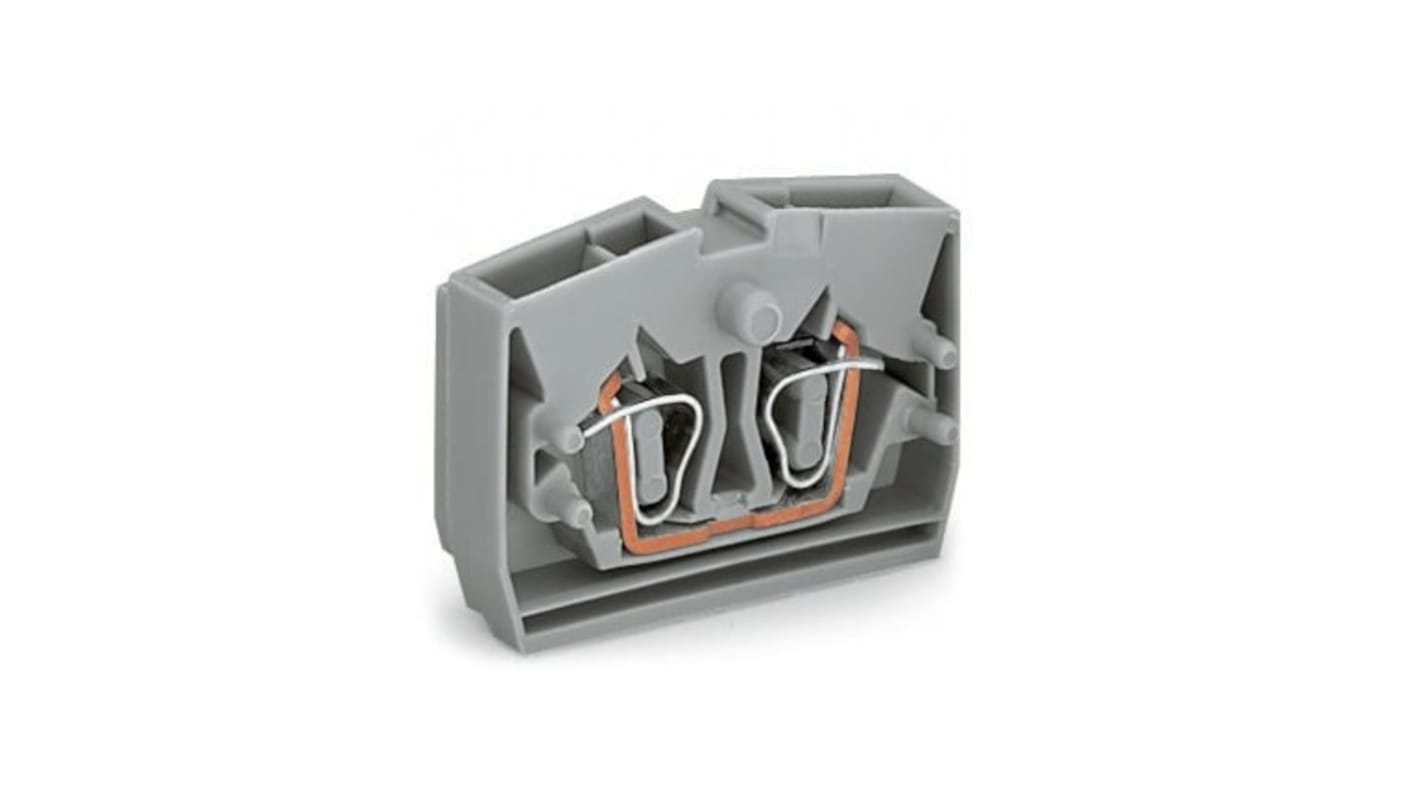 WAGO 264-306 264 Series Orange, 2.5mm², Single-Level, Cage Clamp Termination