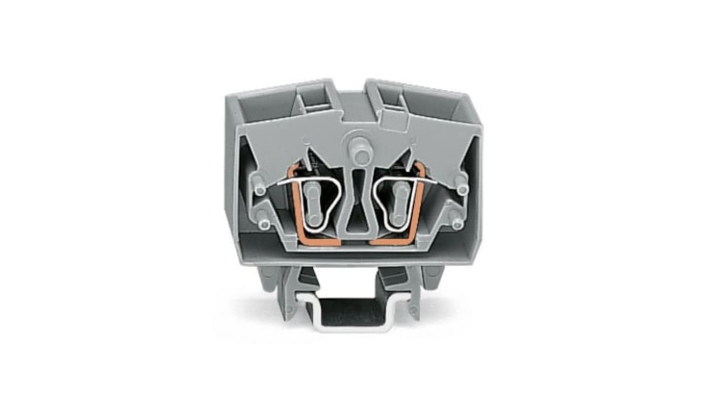 WAGO 264-726 264 Series Orange, 2.5mm², Single-Level, Cage Clamp Termination