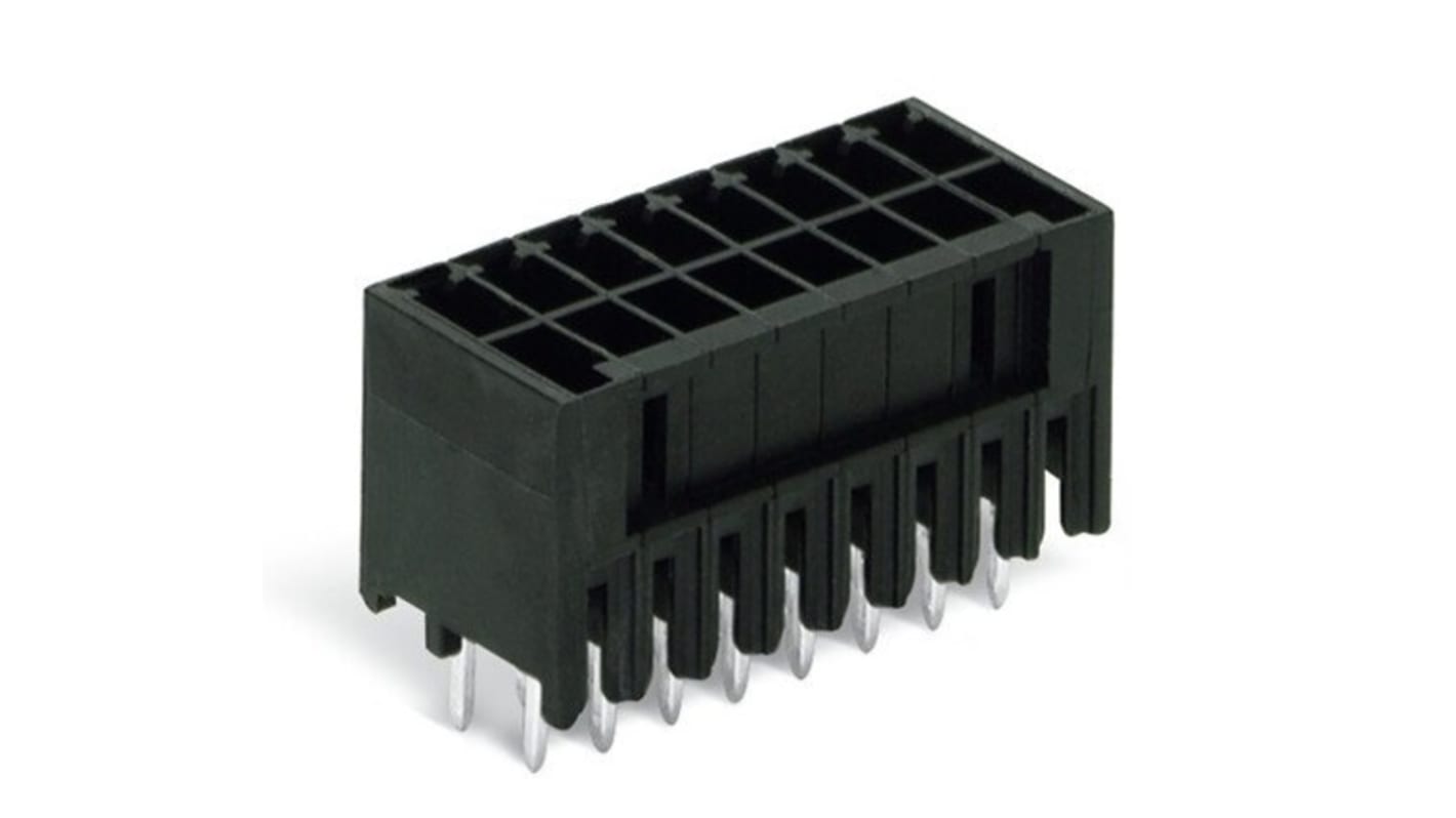 WAGO 3.5mm Pitch 12 Way Pluggable Terminal Block, Header