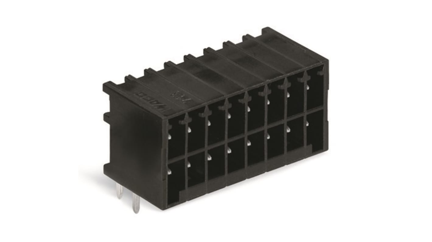 WAGO, 3.5mm Pitch, 713, 10 Way, Pluggable Terminal Block, Header, 713-1425