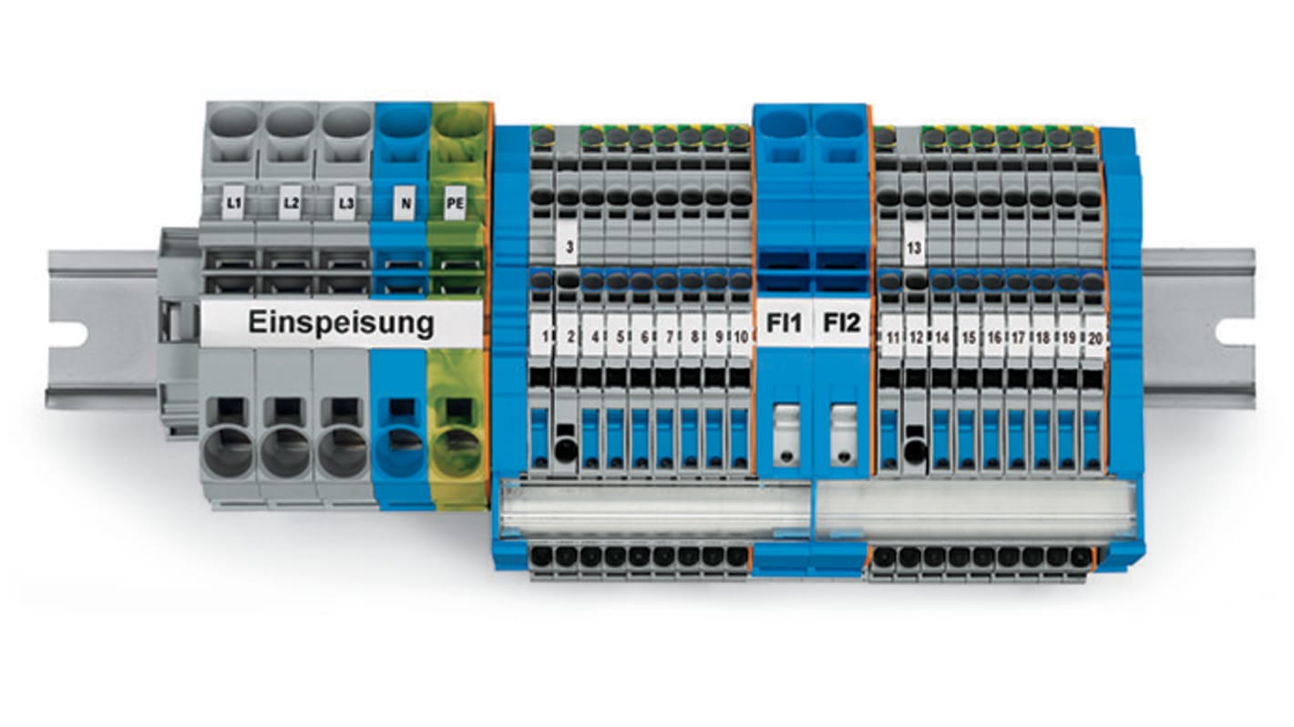 WAGO TOPJOB S FI main distribution board set - 821 Steckdosenverteiler