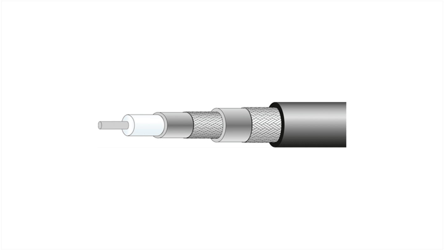 Huber+Suhner Coaxial Cable, 100m, Unterminated