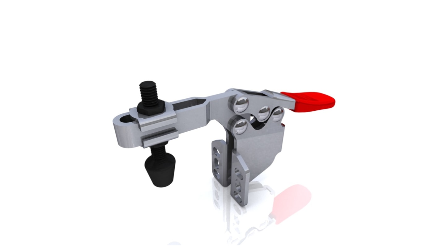 RS PRO 90° x 67.2mm Horizontal Toggle Clamp
