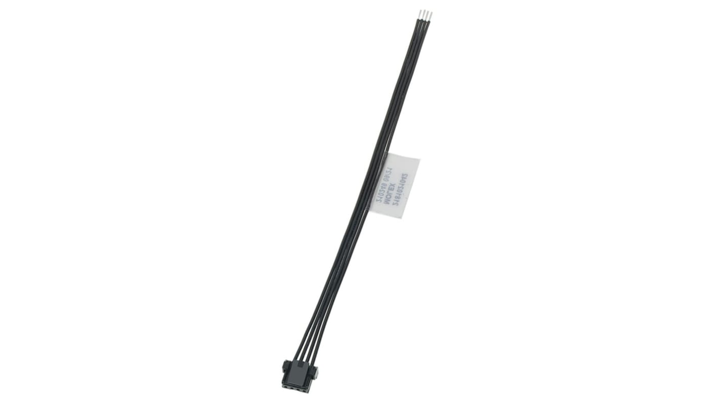Molex 4 Way Female Micro-Lock Plus Unterminated Wire to Board Cable, 50mm