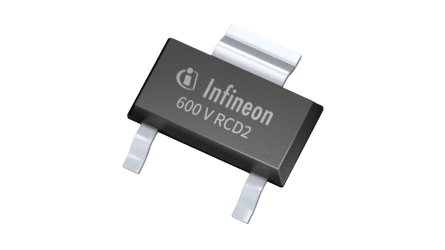 Infineon N沟道IGBT, Ic 2.2 A, VCEO 600 V, 3针, PG-SOT223-3, 贴片安装