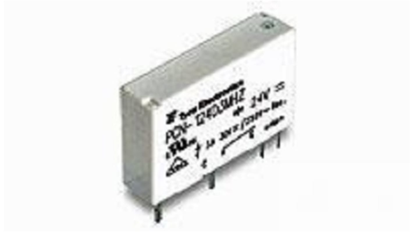 TE Connectivity 单稳态继电器, 24V 交流/直流线圈, 3A切换, SPST, 1极, 面板安装