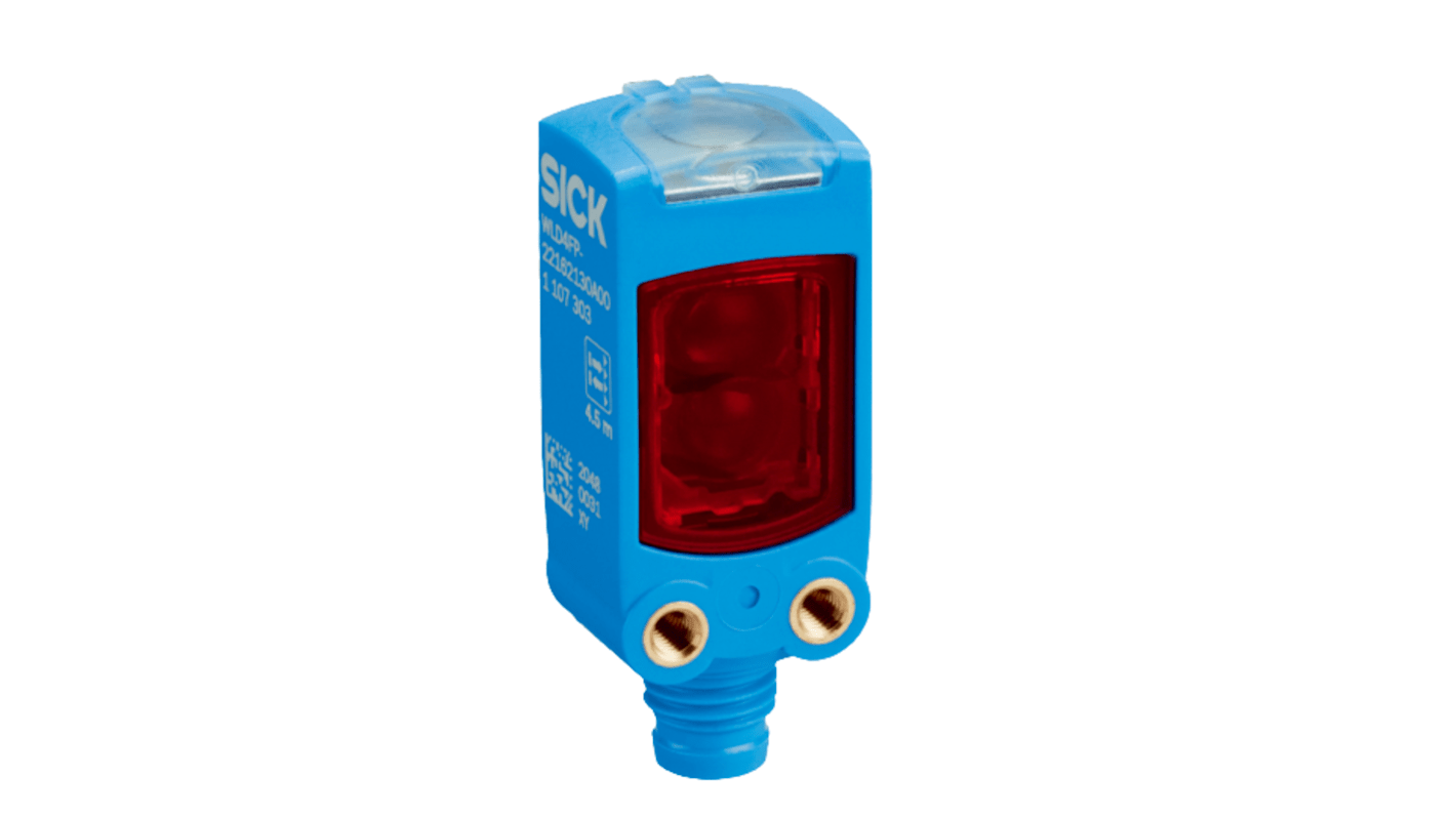 Rs-Online Sensore fotoelettrico Miniaturizzato Sick a retroriflessione rilevamento 4 5 m uscita PNP/NPN