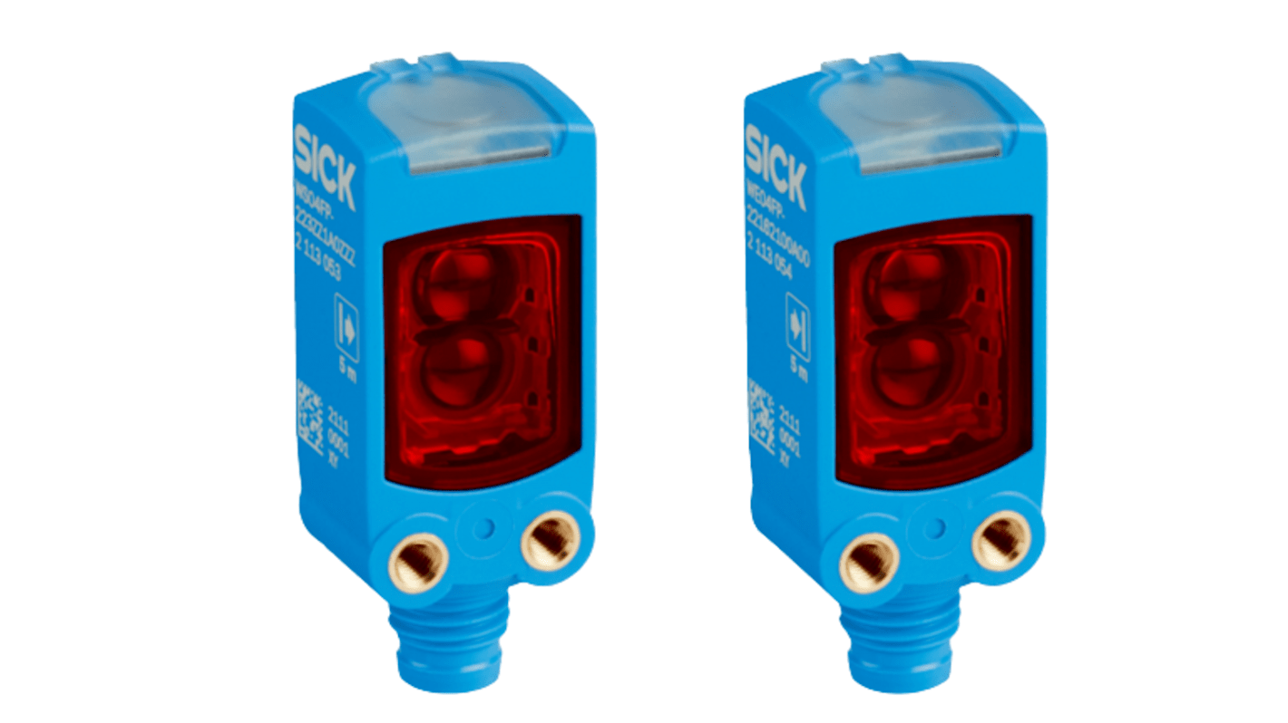 Rs-Online Sensore fotoelettrico Miniaturizzato Sick a fascio diretto rilevamento 10 m uscita PNP/NPN