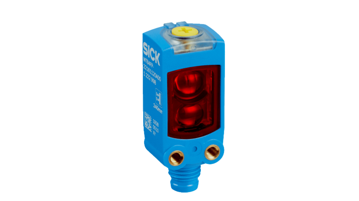 Rs-Online Sensore fotoelettrico Miniaturizzato Sick a soppressione di sfondo rilevamento 4.220 → mm uscita PNP/NPN