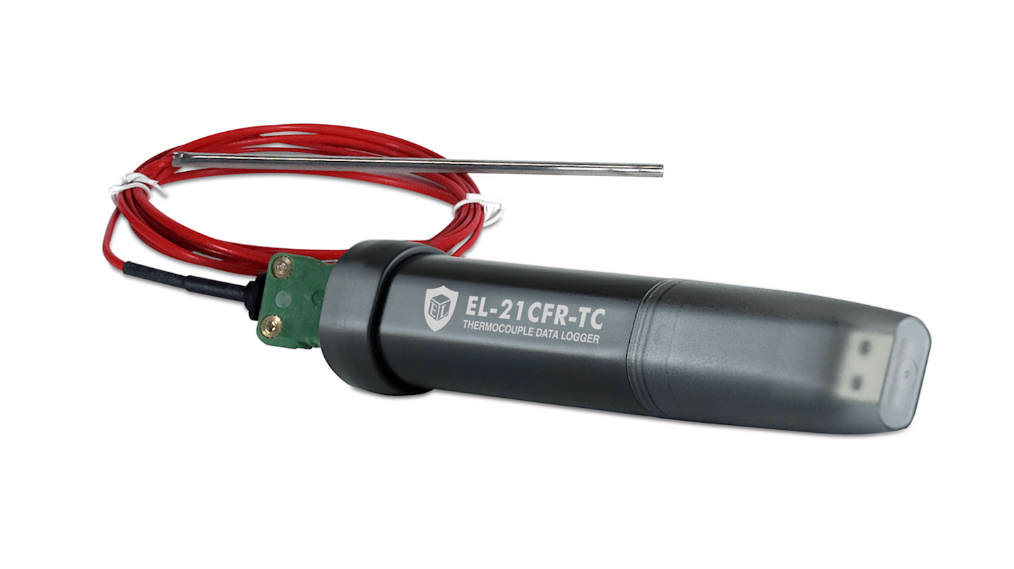 Lascar EL-21CFR-ULT Temperature Data Logger, USB, 1 Input Channel(s)