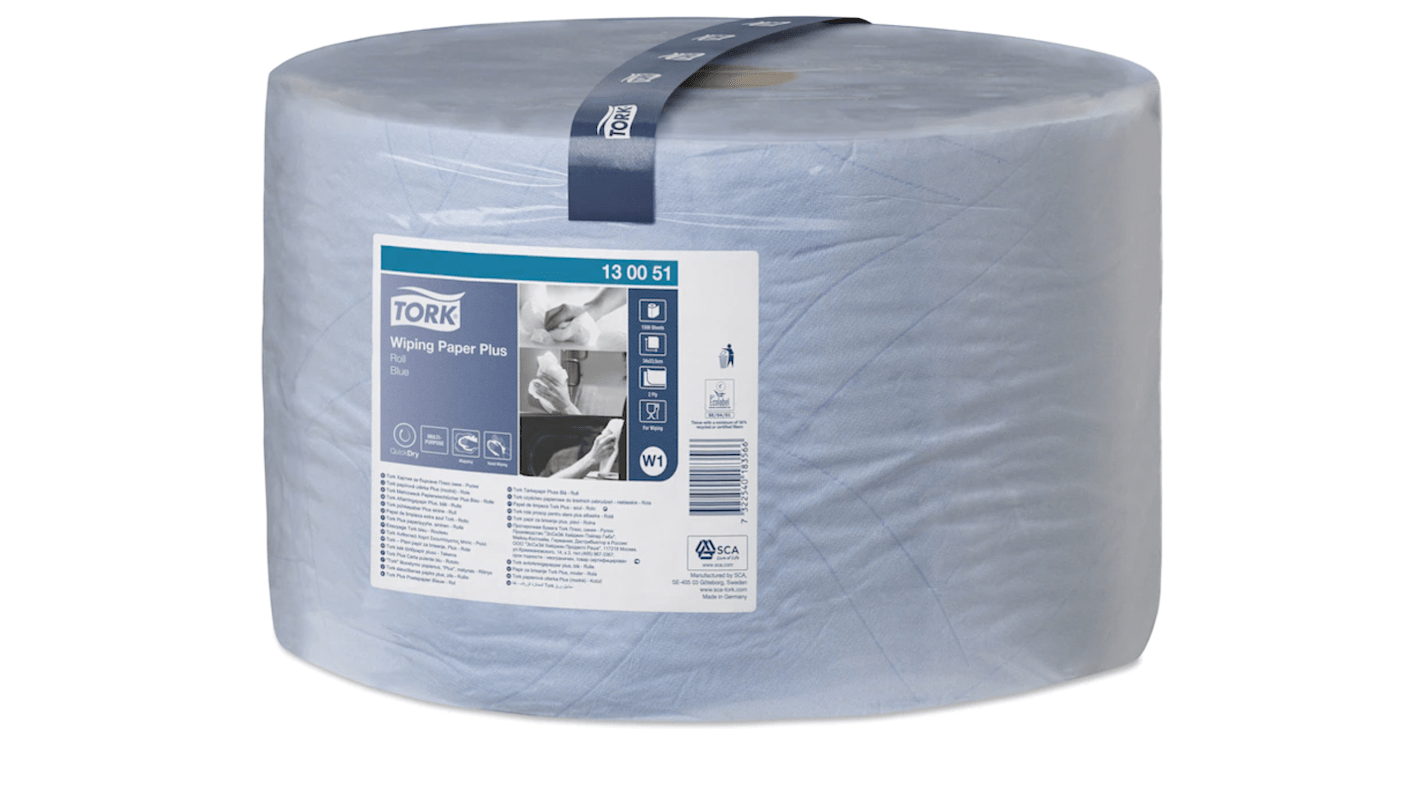 Tork Rolled Blue Paper Towel