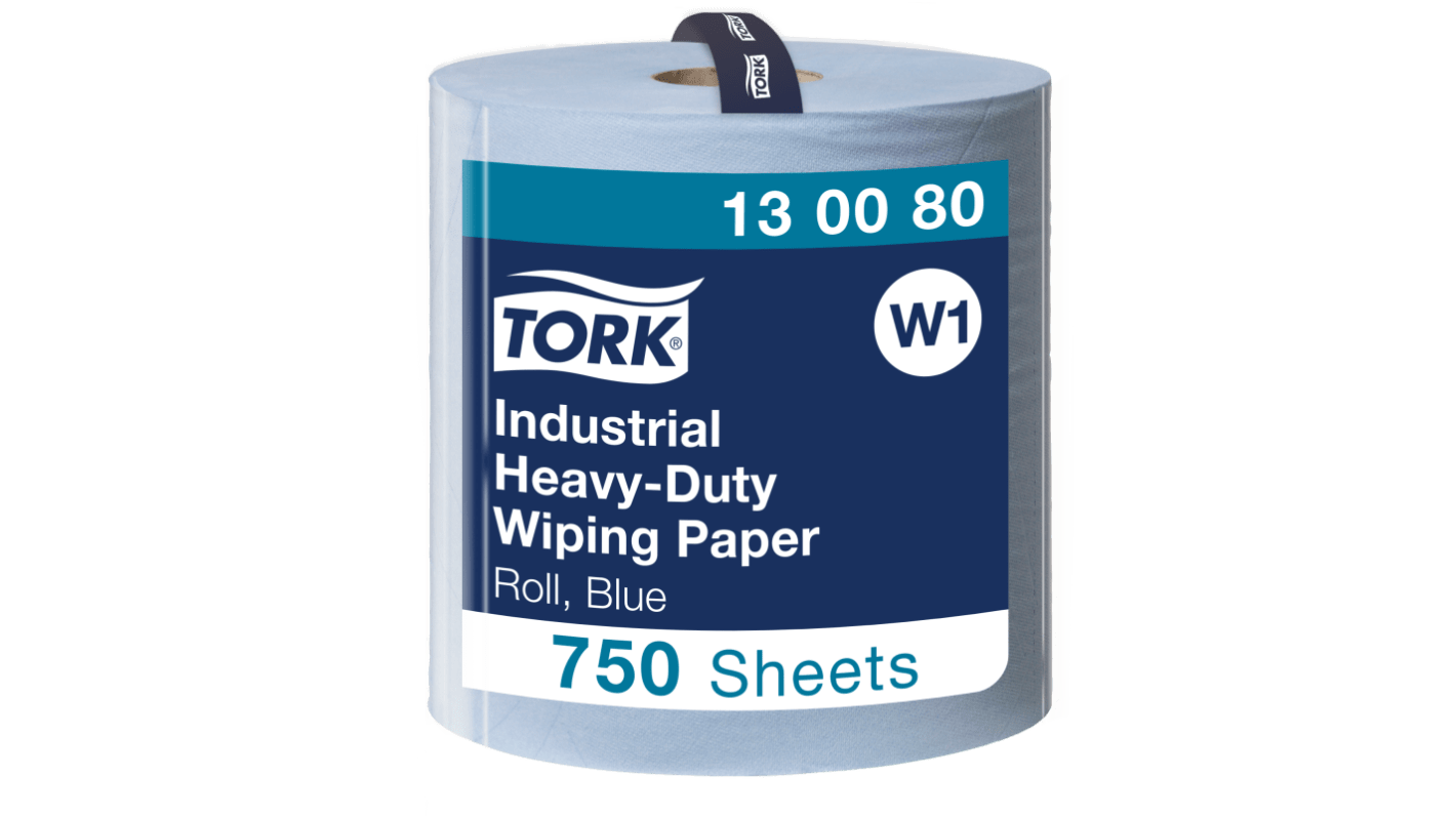 Toalla de Papel Tork / Rollo Azul de 3 capas, 750 Hojas de 255 m x 369mm