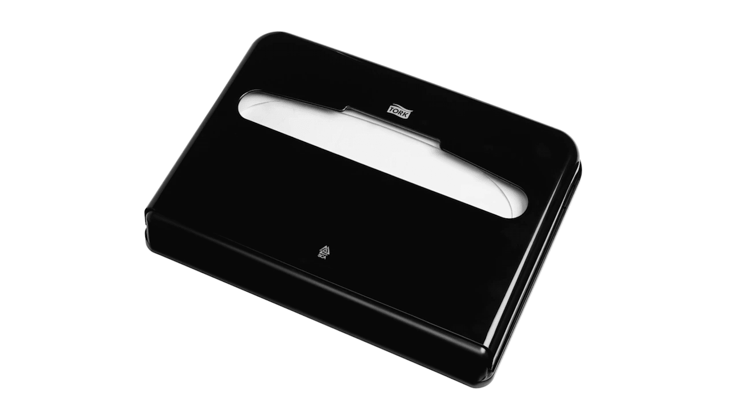 Tork Black Plastic Toilet Roll Dispenser, 58mm x 315mm x 423mm