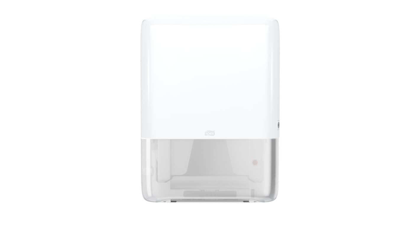 Tork Plastic White Folded Hand Towel Dispenser Paper Towel Dispenser, 101mm x 491mm x 367mm