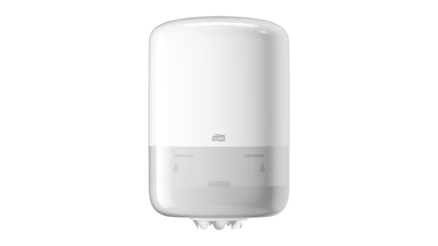 Dispenser salviette Tork, da parete in Plastica, Bianco, 239mm x 360mm x 227mm