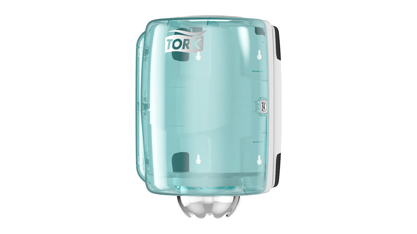 Dispenser salviette Tork in Plastica, Colore bianco, 248mm x 232mm x 356mm