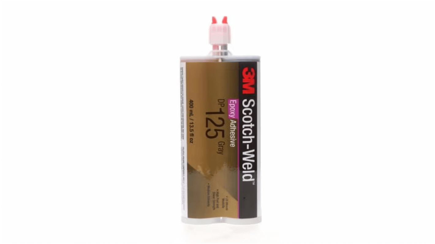 3M Dp 125 Epoxidharz  2K Epoxidkleber Flüssig Grau 48,5ml, für Metall, Stahl
