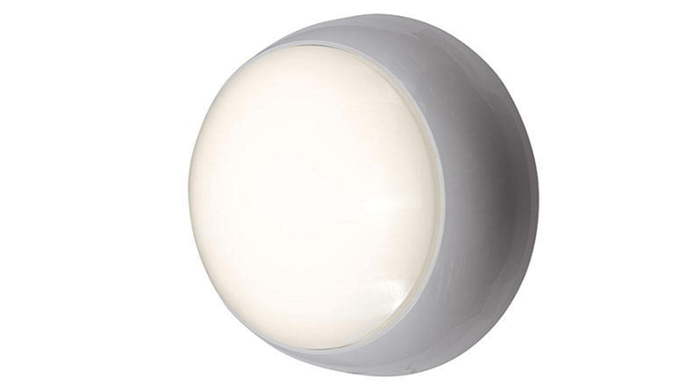 Ansell Lighting Round LED Bulkhead Light, 12 W, 230 V, IP65, ADILED2