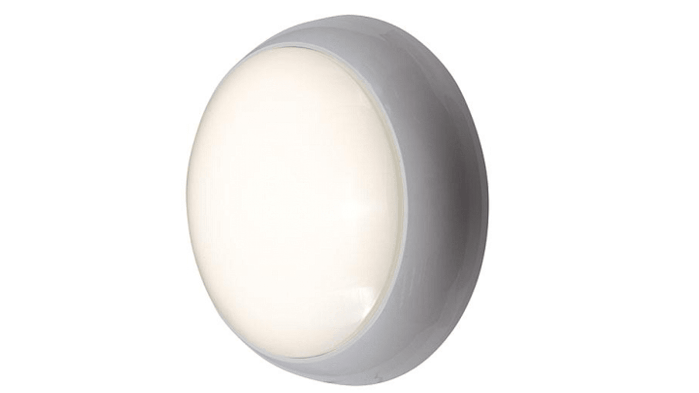 Ansell Lighting Round LED Bulkhead Light, 12 W, 230 V, IP65, ADILED2