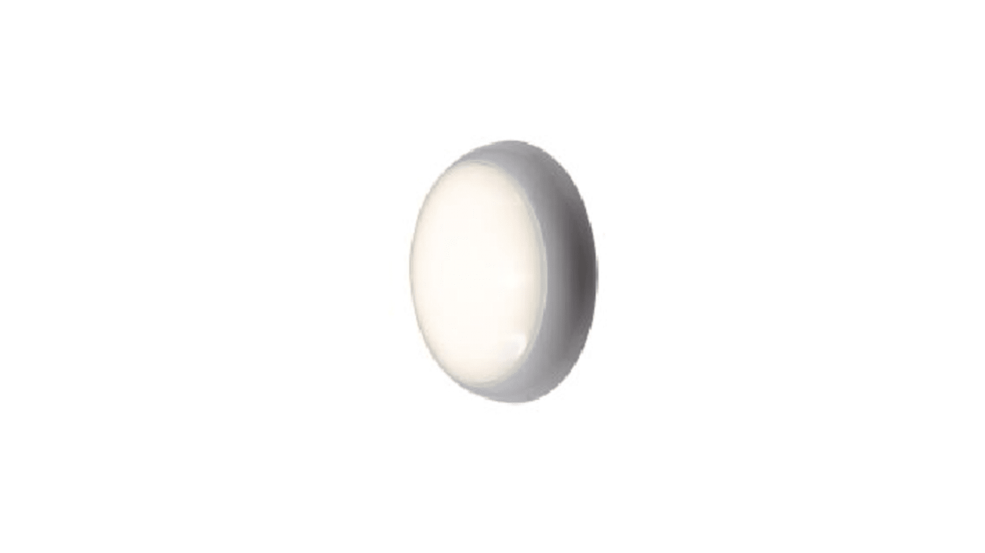 4lite UK Round LED Bulkhead Light, 12 W, 230 V, IP65, ADILED2