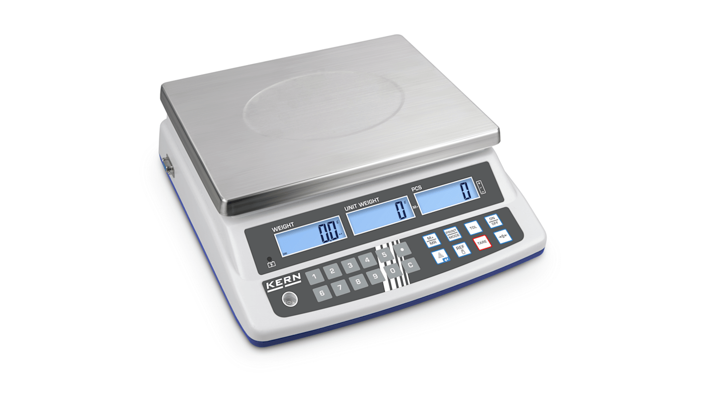 Kern CPE 6K-3 Counting Counting Scales, 6kg Weight Capacity, With RS Calibration