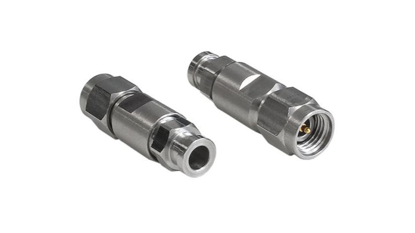 Bulgin Male/Female Cable Mount Circular Coaxial Connector, Plug In Termination, Straight Body