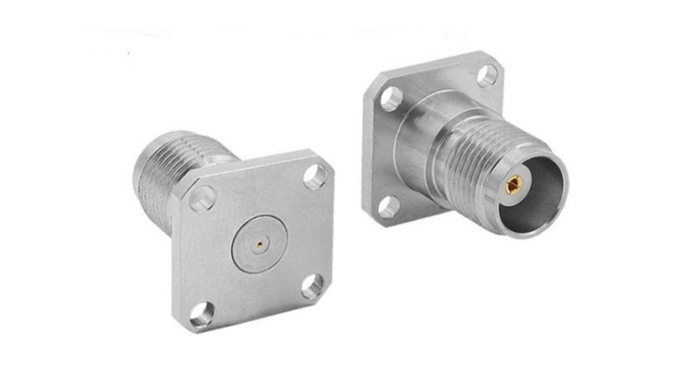 Conector coaxial Bulgin RFTNCAA4PFHD, Hembra, Recto, Montaje de Reborde, Terminación de Enchufable