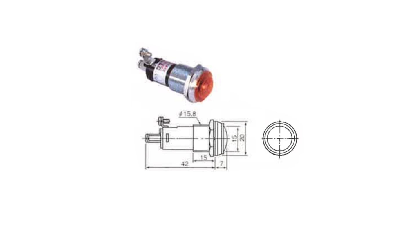 人気商品は Electric Sakazume 表示灯, 実装ホールサイズ:16mm 赤, ac, 100V その他