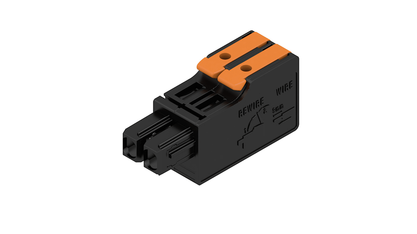 Weidmuller Female PCB Connector Housing, 5mm Pitch, 2 Way, 1 Row