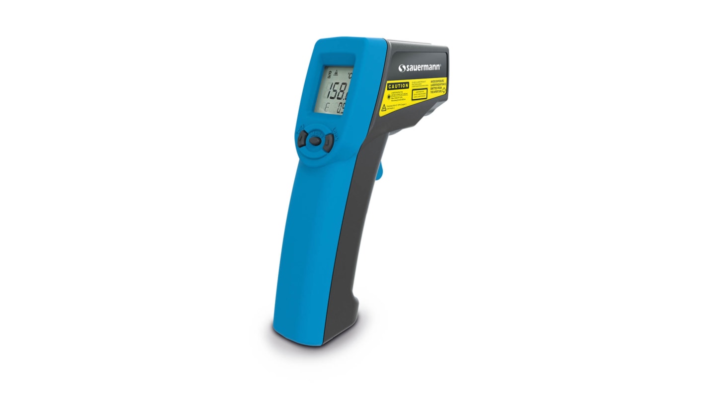 Termometro a infrarossi SAUERMANN. Si-TI3, 12:1, +500°C max, Cert. ISO