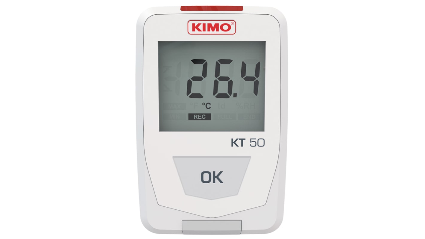 KIMO KT-50 Temperature Temperature Monitor, USB, 1 Input Channel(s) - RS Calibration