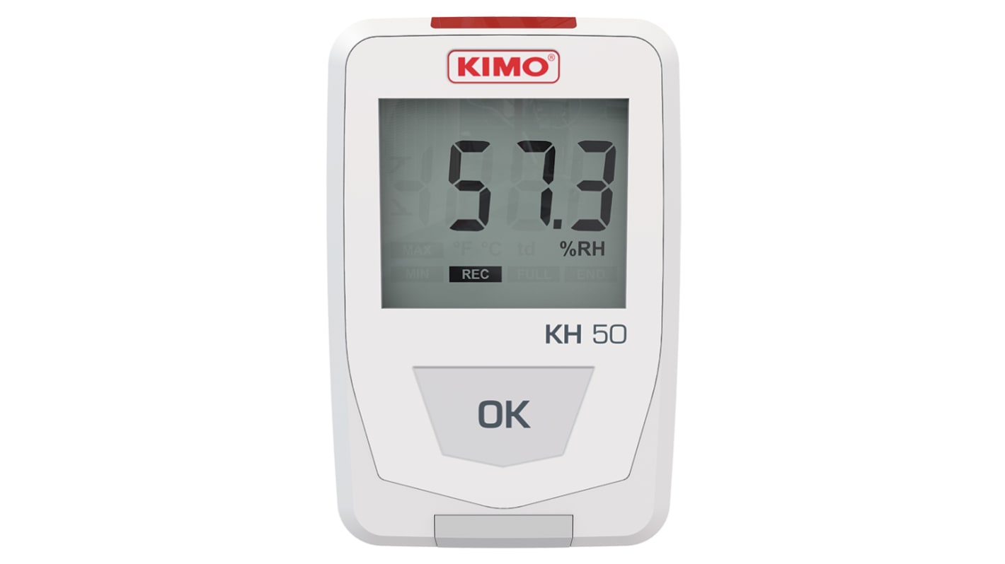 KIMO KH-50 Temperature & Humidity Data Logger, USB, 1 Input Channel(s) - RS Calibration