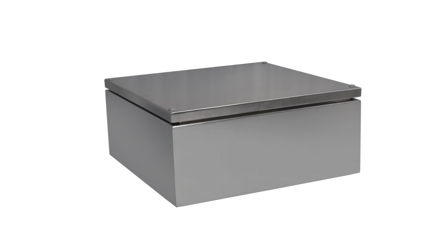 RS PRO 304 Stainless Steel Enclosure, IP66, 300 mm x 300 mm x 161mm