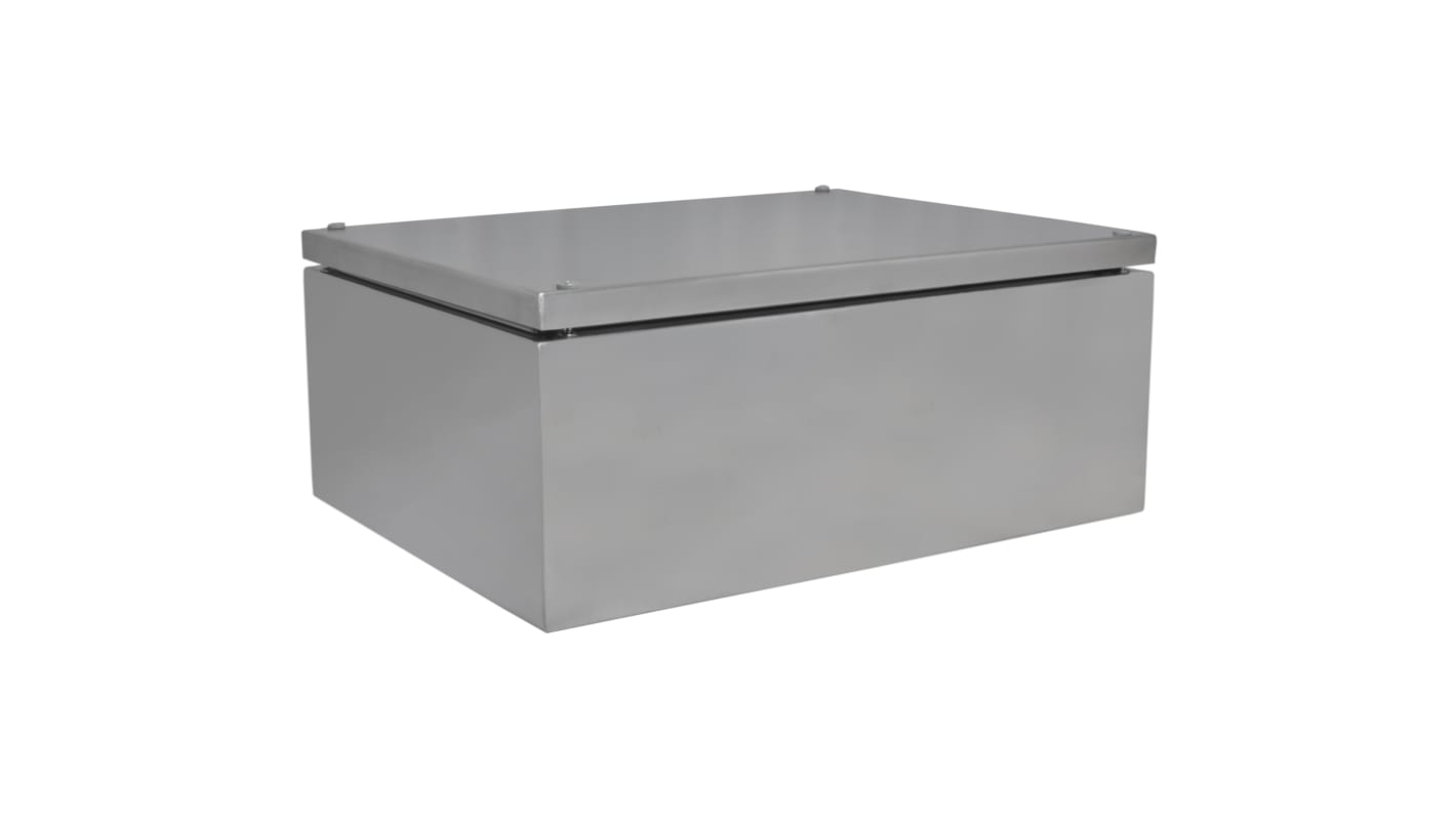 RS PRO 304 Stainless Steel Enclosure, IP66, 400 mm x 300 mm x 161mm