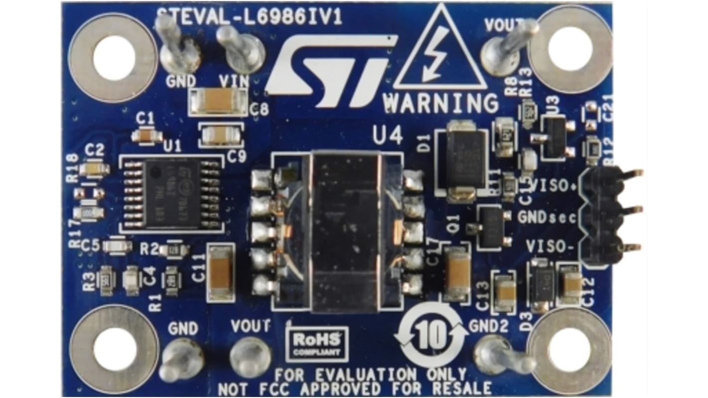 STマイクロ,  評価ボード, 評価ボード, ステップダウンレギュレータ, L6986I 用, STEVAL-L6986IV1