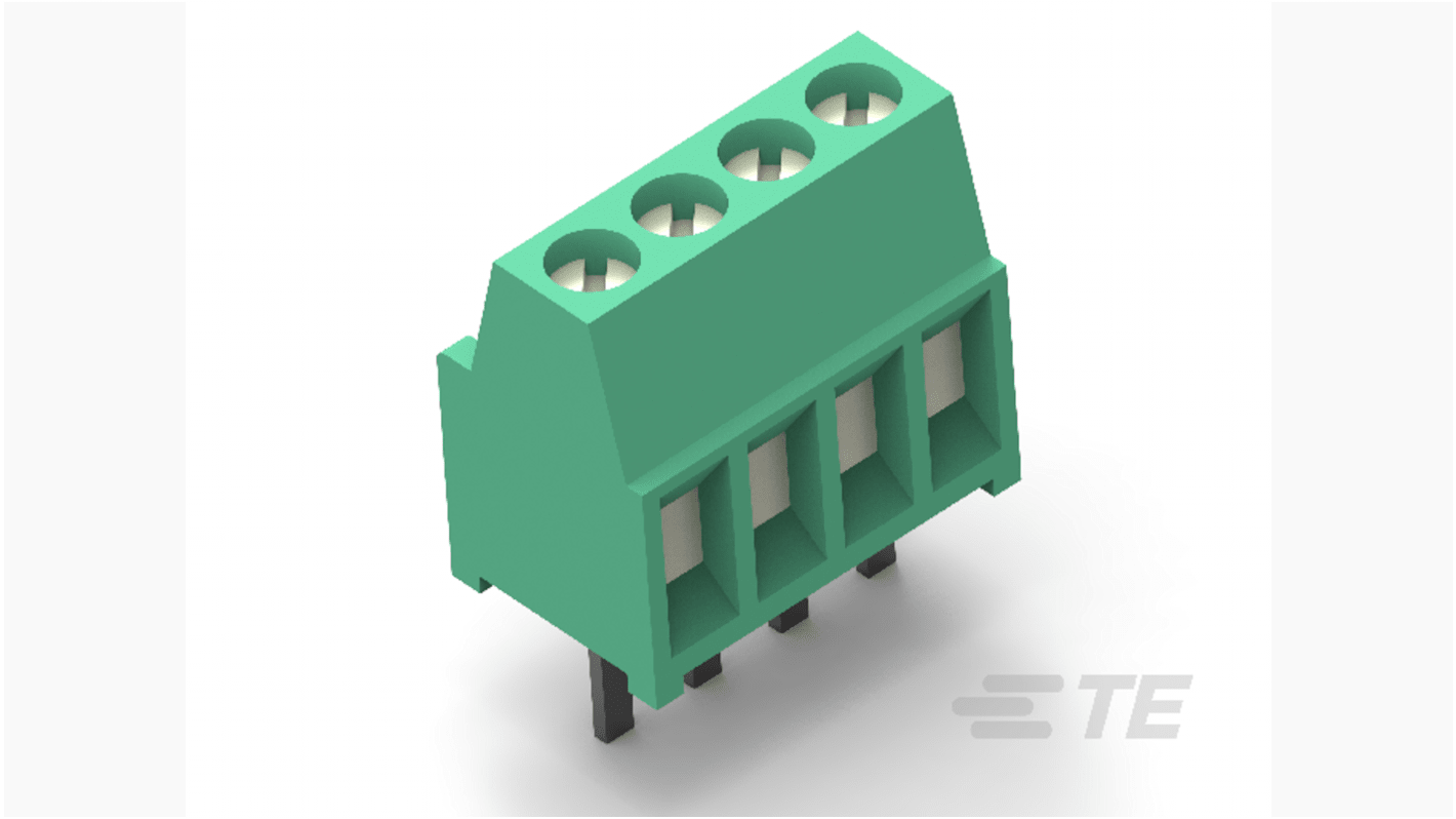 国内初の直営店 TE | 282834-7 Connectivity 2.54mm V, 150 10A, 基板用端子台, デュエルマスターズ