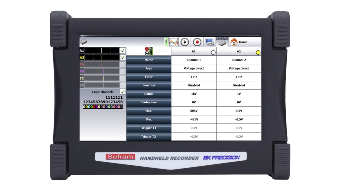 Sefram DAS30 Data Acquisition System, 2 Channel(s), Ethernet, USB, 1Msps, 14 bits