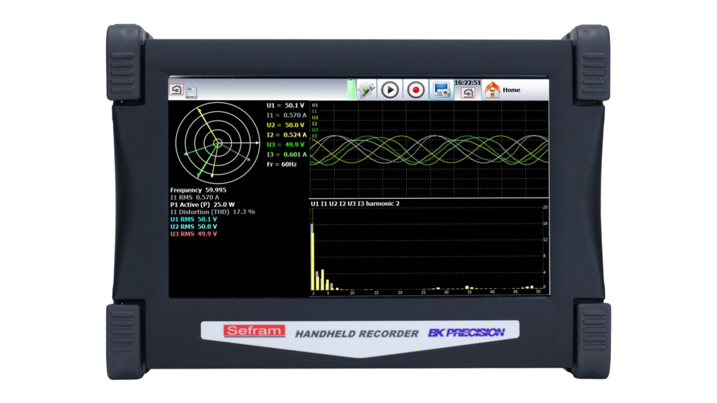 System akwizycji danych Sefram Ethernet, USB l. kanałów: 4 wejście: Analogowy, cyfrowy