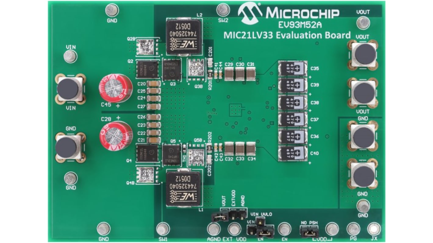 Microchip dsPIC33CK512MP608 EXTERNAL OPAMP MOTOR CONTROL PIM, 电源管理 开发板, dsPIC33CK512MP608-I/PT (80-pin TQFP)芯片