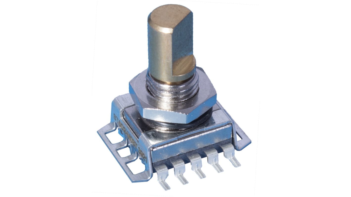 Elma 8 Pulse 2 bit Quadrature Mechanical Rotary Encoder with a 6 mm Slotted Shaft