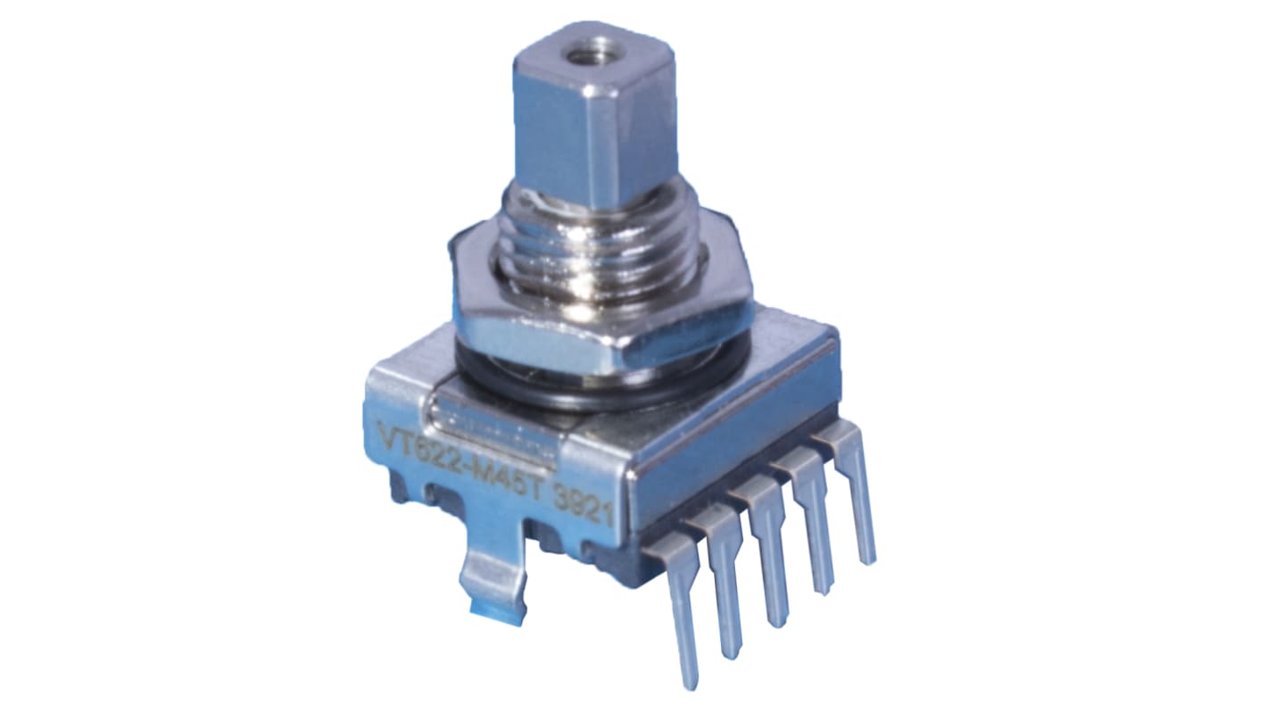 Elma 16 Pulse 2 bit Quadrature Mechanical Rotary Encoder with a 6 mm Slotted Shaft